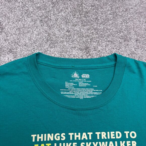 Disney Star Wars Things That Tried To Eat Luke Sky Walker T-Shirt Large Crew Tee - Picture 3 of 11